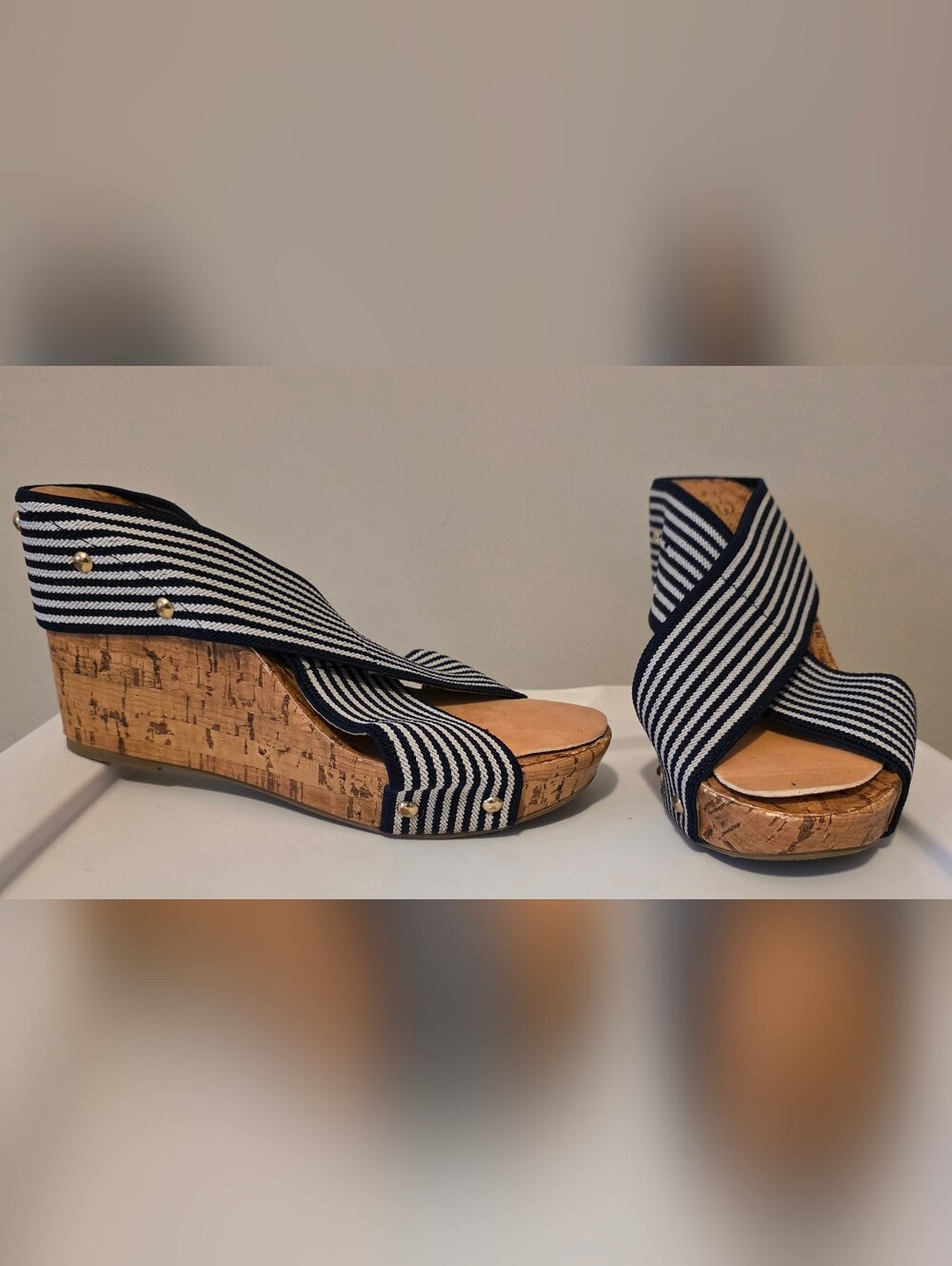 Montego Bay Cork Wedges Size 7